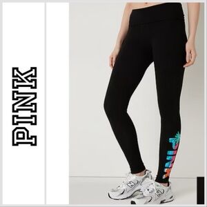 🆕VICTORIAS SECRET PINK MID RISE FOLDOVER LEGGING